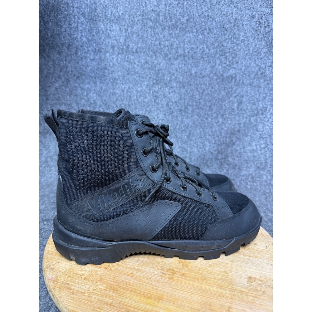 Viktos Johnny Combat Vented Boots Mens 11 Nightfjall Black Tactical Shoes 10510